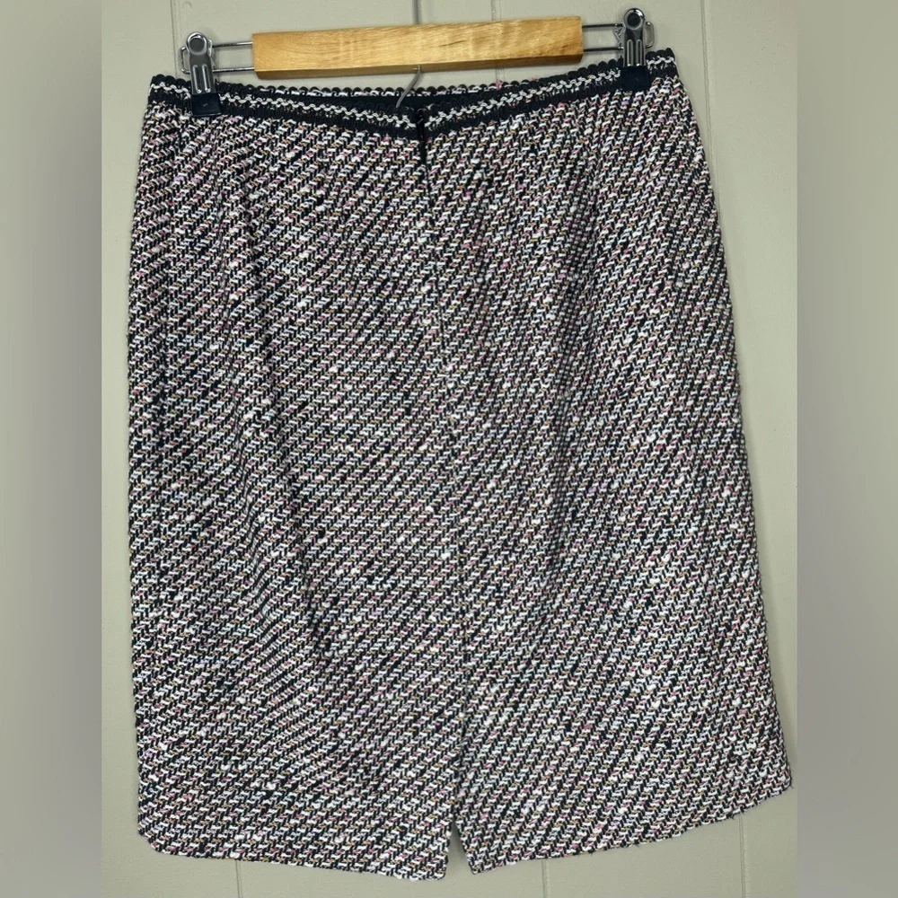 Talbots Tweed Ombre Knit Lined Pencil Skirt Womens Size 6P